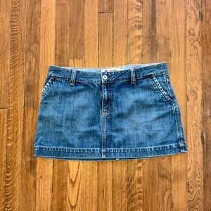 GAP Plus Size Denim Mini Skirt 2000s Y2K style